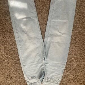 Madewell Gray Flare Wide Leg Jeans